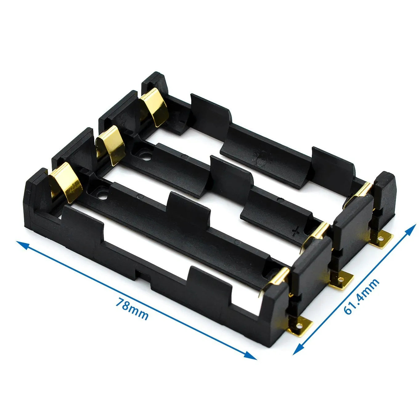 18650 SMT Battery Holder 18650 SMD Battery Box Storage Case Container Power Bank With Bronze Pins Rechargeable SMT 1x2x3x4x