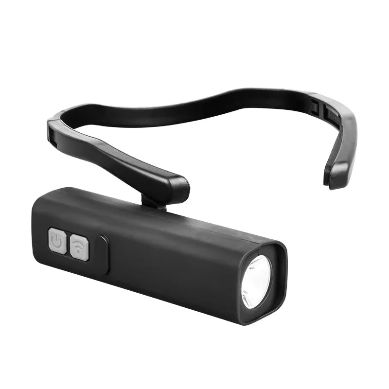 Rechargeable Waterproof Ear Clip Headlamp Bright LED Headlight for Fishing Hiking Running Cycling Outdoor Activities