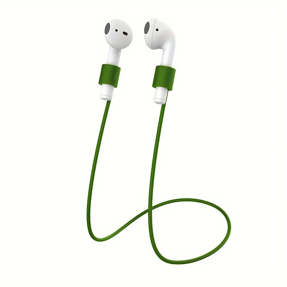Suitable For Wireless Earphones Anti-lost Rope Silicone Anti-lost Lanyard For Airpods Earphones.