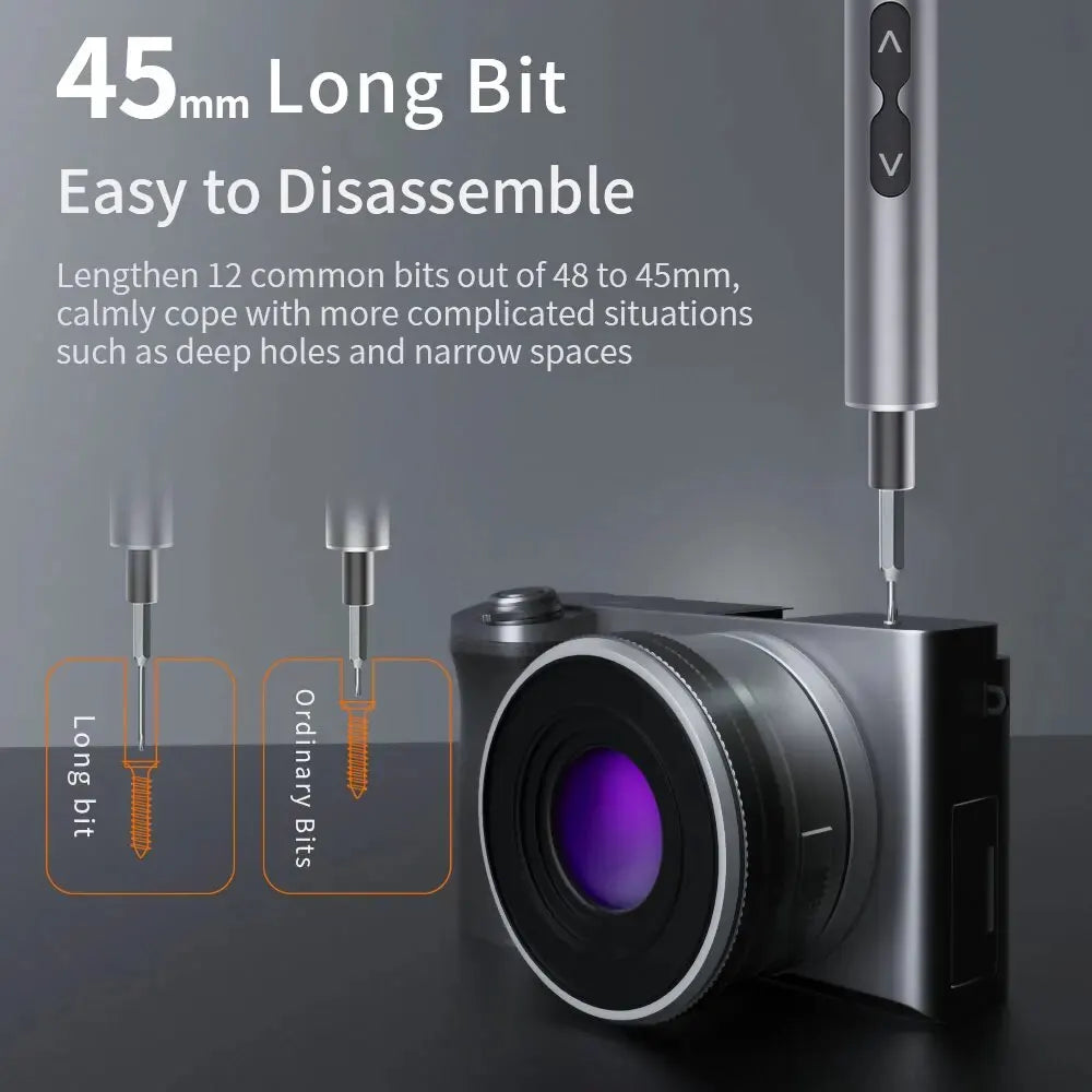 6 in 1 Precision Electric Screwdriver Sets Power Tools Rechargeable Magnetic Mini Small Bits for Xiaomi Mobile Cell Phone Repair