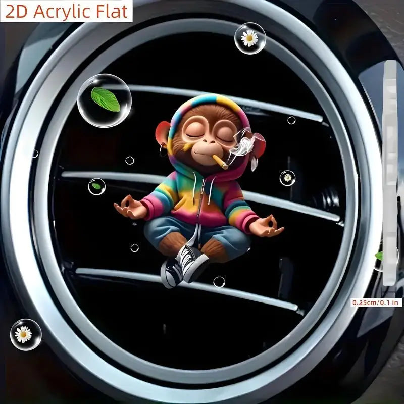 2D Diffuser Vent Outlet Perfume Clips for Aromatherapy, Air Freshener and Car Interior Decoration