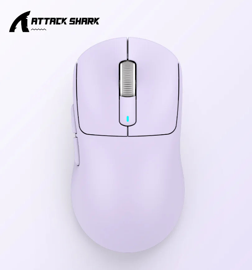 X3 ATTACK SHARK X3Pro Bluetooth Gaming Mouse PAW3395 Sensor TTC Encoder Black Mamba Switch and 1K/4K Hz for Wireless Mouse