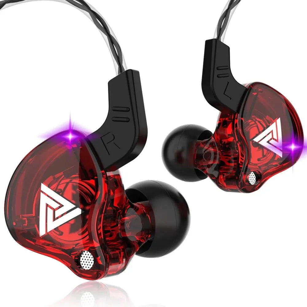 AK6 Gaming Earbuds with Mic Universal 3.5mm Jack HiFi Sport Headphones in Ear Earphones for Running Stereo Bass Music Headset