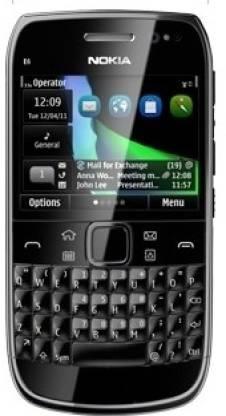 Nokia E6 (Black, 8 GB) (256 MB RAM) Refurbished - Triveni World