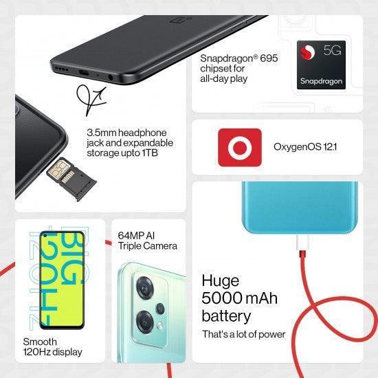 OnePlus Nord CE 2 Lite 5G (Black Dusk, 6GB RAM, 128GB Storage) (Seal Pack) - Triveni World