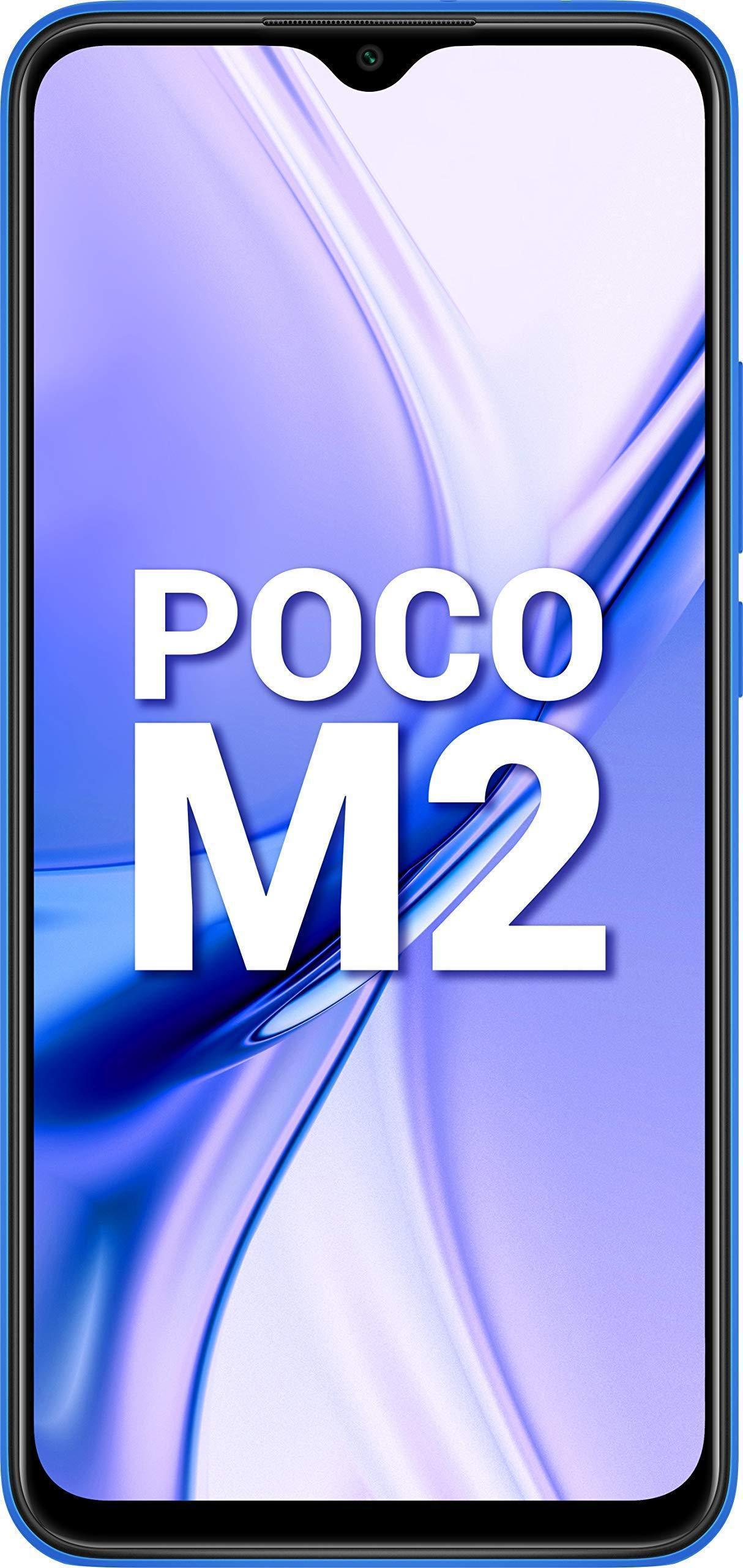 (Refurbished) MI Poco M2 (Slate Blue, 6GB RAM, 64GB Storage) - Triveni World