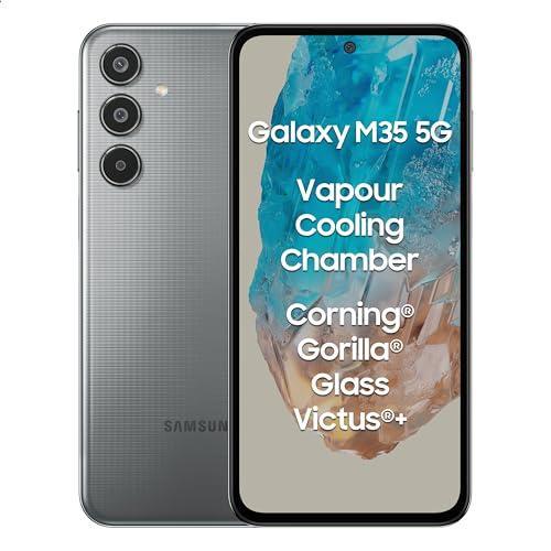 Samsung Galaxy M35 5G (Thunder Grey,6GB RAM,128GB Storage)| Corning Gorilla Glass Victus+| AnTuTu Score 595K+ | Vapour Cooling Chamber | 6000mAh Battery | 120Hz Super AMOLED Display| without Charger - Triveni World