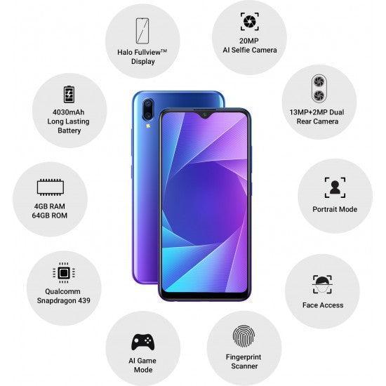 Vivo Y95 (Nebula Purple, 128 GB) (6 GB RAM) refurbished - Triveni World