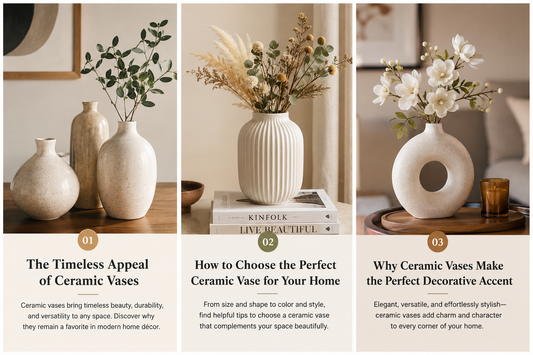 Ceramic Vases: The Perfect Blend of Art and Functionality