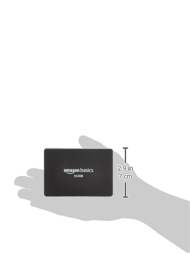 amazon basics 2.5 inch SATA Internal SSD 512 GB | Speed up to 560 MBps | Energy Efficient | Sleek & Lightweight