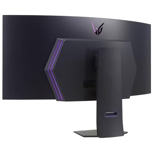 LG 45 inch 21:9 Ultragear™ OLED WQHD 800R Curved Gaming Monitor (3440 x 1440) 240Hz, 0.03ms, G-Sync Compatible, AMD FreeSync™, HDR™ True Black400, 1.5M:1 Contrast Ratio, Tilt,Height,Swivel, 45GS95QE