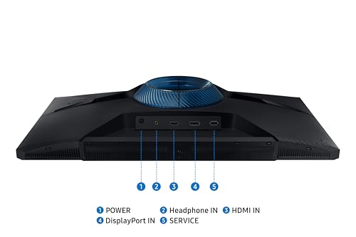 Samsung Odyssey G3 Gaming Monitor 68.5cm (27 inches), FHD 1920 X 1080, 180 Hz, 1ms(MPRT), AMD Freesync, DP, HDMI, Height, Tilt, Pivot Adjust Stand, Bezel-Less, Eye-Saver (LS27DG300EWXXL, Black)