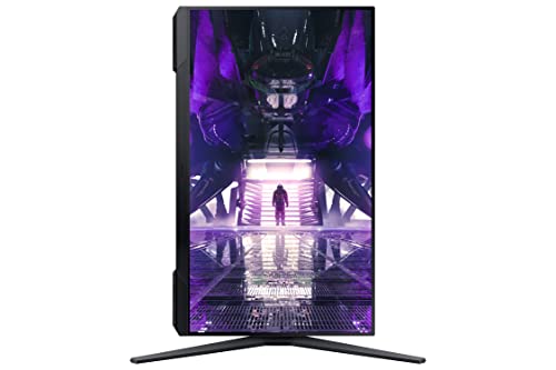 Samsung Odyssey G3 Gaming Monitor 68.5cm (27 inches), FHD 1920 X 1080 Pixel, 165 Hz, 1ms(MPRT), AMD Freesync, DP, HDMI, Height, Tilt, Pivot Adjust Stand, Bezel Less, Eye-Saver (LS27AG320NWXXL, Black)