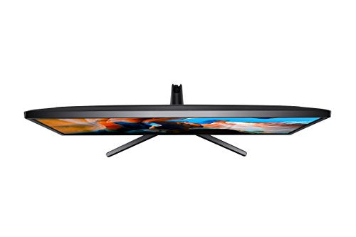 Samsung 32-inch(80.1cm) 4K UHD, Flat Monitor, 1 Billion Colors, PBP, Slim Bezels, AMD FreeSync (LU32J590UQWXXL, Dark Blue Gray)