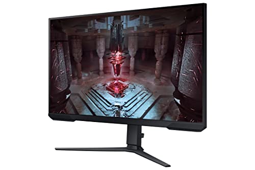 Samsung Odyssey G5 Gaming Monitor 80cm (32") QHD 2560 X 1440, 165 Hz, 1ms(MPRT), HDR10, AMD Freesync, DP, HDMI, Height, Tilt, Pivot Adjust Stand, Bezel Less, Eye-Saver, LS32CG510EWXXL, Black