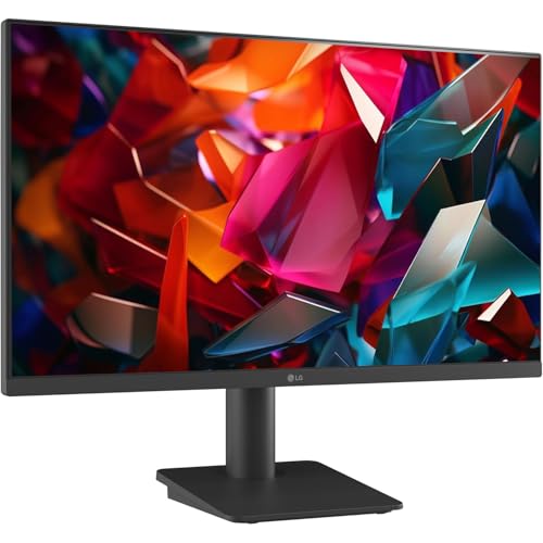 LG 24MS550-B 24 inch IPS FHD (1920x1080) Monitor 100Hz 5ms Reader Mode Tilt/Height Adjustable Stand Built in Speaker Borderless Design OnScreen Control Black Stabilizer DAS Crosshair HDMI Black