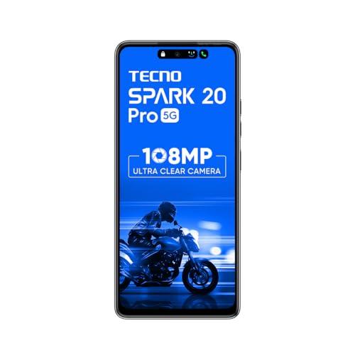 TECNO Spark 20 PRO 5G (Glossy White, 8GB+128GB)| 108MP Ultra Clear Imaging Refurbished