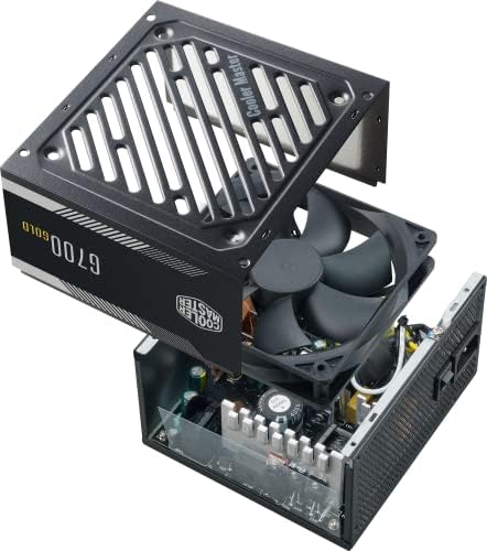 Cooler Master G700 Gold 80 Plus Gold Certified Power Supply, Intel ATX 12V 2.52, 120mm HDB Fan, 2 EPS Connectors.