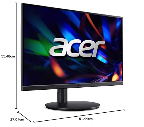 Acer CB272K 27 Inch UHD 4K 3840 X 2160 Pixels IPS Backlit LED LCD Monitor I HDR 10, Delta E<1, 350 Nits, 99% sRGB I Height Adjustable, Tilt & Pivot I 2 x HDMI, 1 x DP, Eye Safe Certified I Speakers