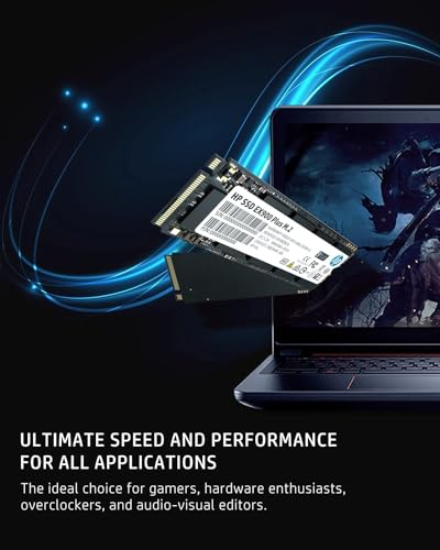 HP EX900 Plus 512GB NVMe SSD - GEN 3.0 X 4 PCIe 8Gb/s 3D NAND M.2 Cache Internal Solid State Drive Up to 2000 MB/s - 35M33AA#ACJ with 5 Year Warranty