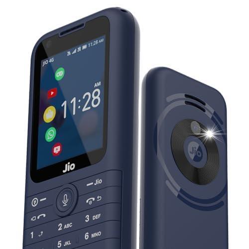 JioPhone Prima 4G Keypad Phone with Premium Design, YouTube, Whatsapp, JioTV, JioCinema, JioSaavn, JioPay(UPI), Video Calling, LED Torch, Digital Cameras | Blue | Locked for JioNetwork - Triveni World