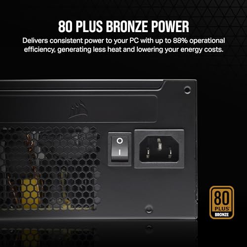 CORSAIR CX Series CX550 80 Plus Bronze ATX Power Supply