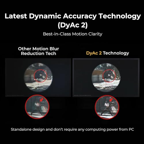 BenQ Zowie XL2566X+ | 24.1 | Fast TN 400Hz Gaming Monitor for Esports | Motion Clarity DyAc2 | 1080p | XL Setting to Share | Shielding Hood | New Industrial Grade Ball Bearing Height Adjustment