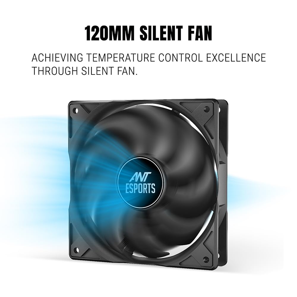 Ant Esports FP550B 80 Plus Bronze Certified Non Modular Gaming Power Supply/PSU with Active PFC, Flat Black Cables and Silent Fan