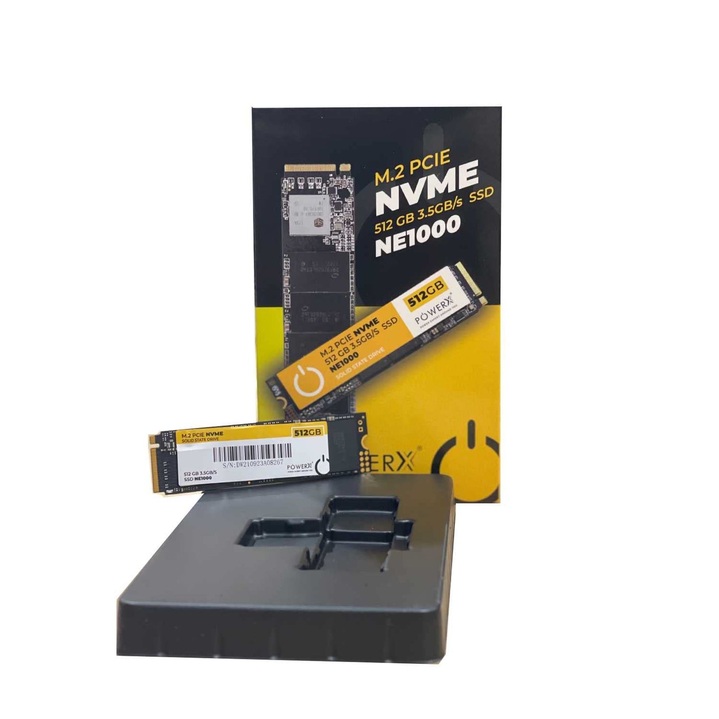 POWERX M.2. PCIE NVMe SSD (2280) Internal Solid State Drive (512GB) for Laptop & Desktop