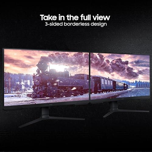 Samsung Odyssey G3 Gaming Monitor 68.5cm (27 inches), FHD 1920 X 1080, 180 Hz, 1ms(MPRT), AMD Freesync, DP, HDMI, Height, Tilt, Pivot Adjust Stand, Bezel-Less, Eye-Saver (LS27DG300EWXXL, Black)