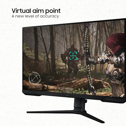 Samsung Odyssey G3 Gaming Monitor 68.5cm (27 inches), FHD 1920 X 1080, 180 Hz, 1ms(MPRT), AMD Freesync, DP, HDMI, Height, Tilt, Pivot Adjust Stand, Bezel-Less, Eye-Saver (LS27DG300EWXXL, Black)
