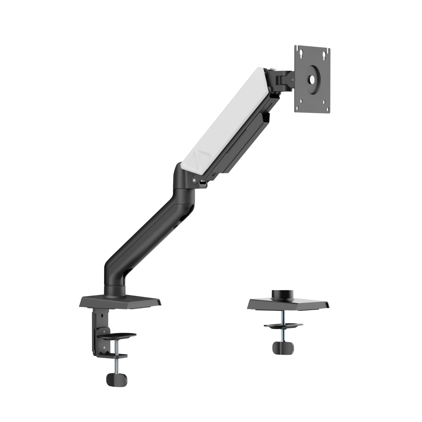 ErgoYou - Premium Spring Adjustable Monitor Arm Stand - VESA Mount - Weight Capacity 2-9 kgs - for Most 17-32" Screens - Clamp or Grommet Mount - 360 Degree Rotation