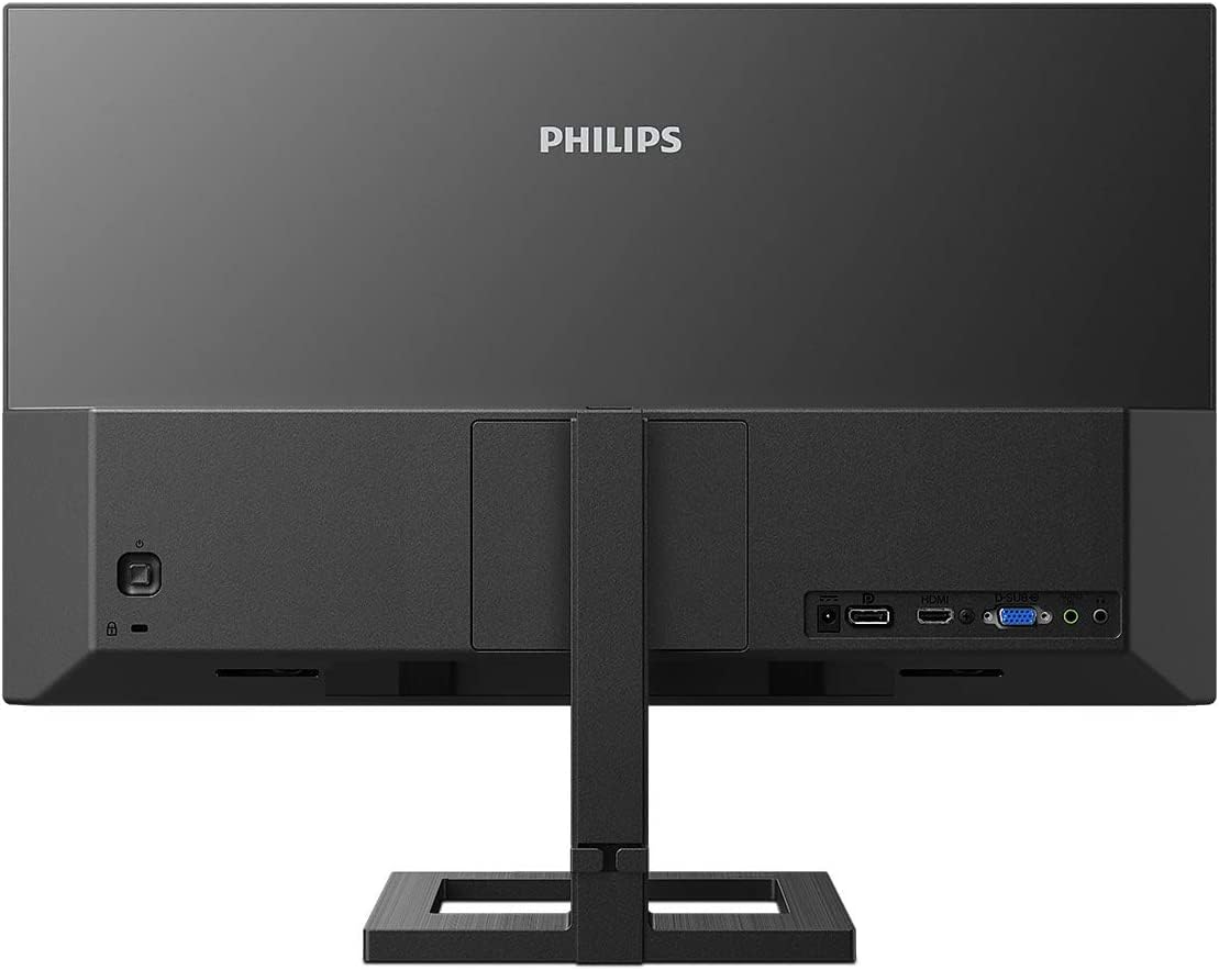 PHILIPS 242E2FA/94 24 Inch FHD Monitor with Built in Speakers, IPS, HDMI, VGA, 1ms, AMD FreeSync, FHD Monitor, FlickerFree, Frameless Design, 75Hz Refersh Rate