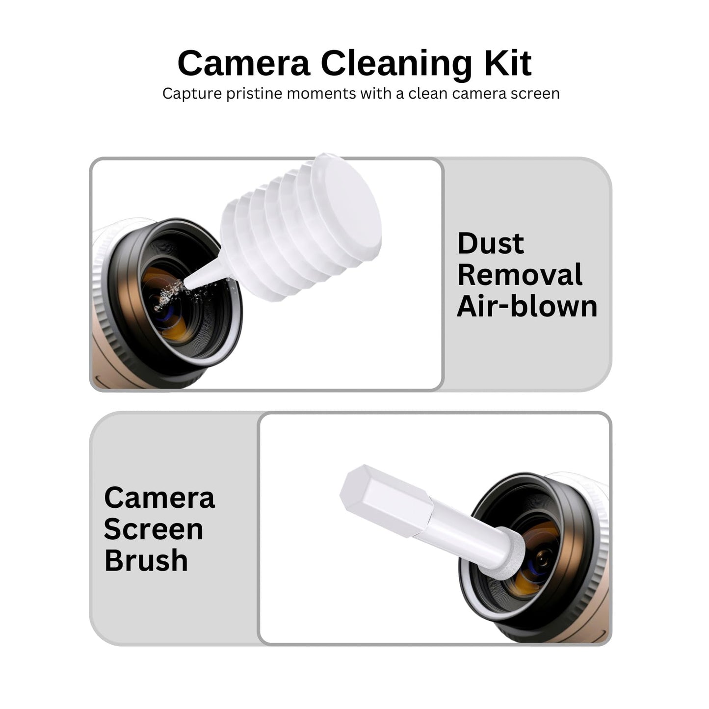 Amazon Basics 20-in-1 Cleaning Kit for Screen, Laptop, PC, Monitors, Keyboards, Desktop, MacBooks, iPhones, Mobile and Earphones (White)