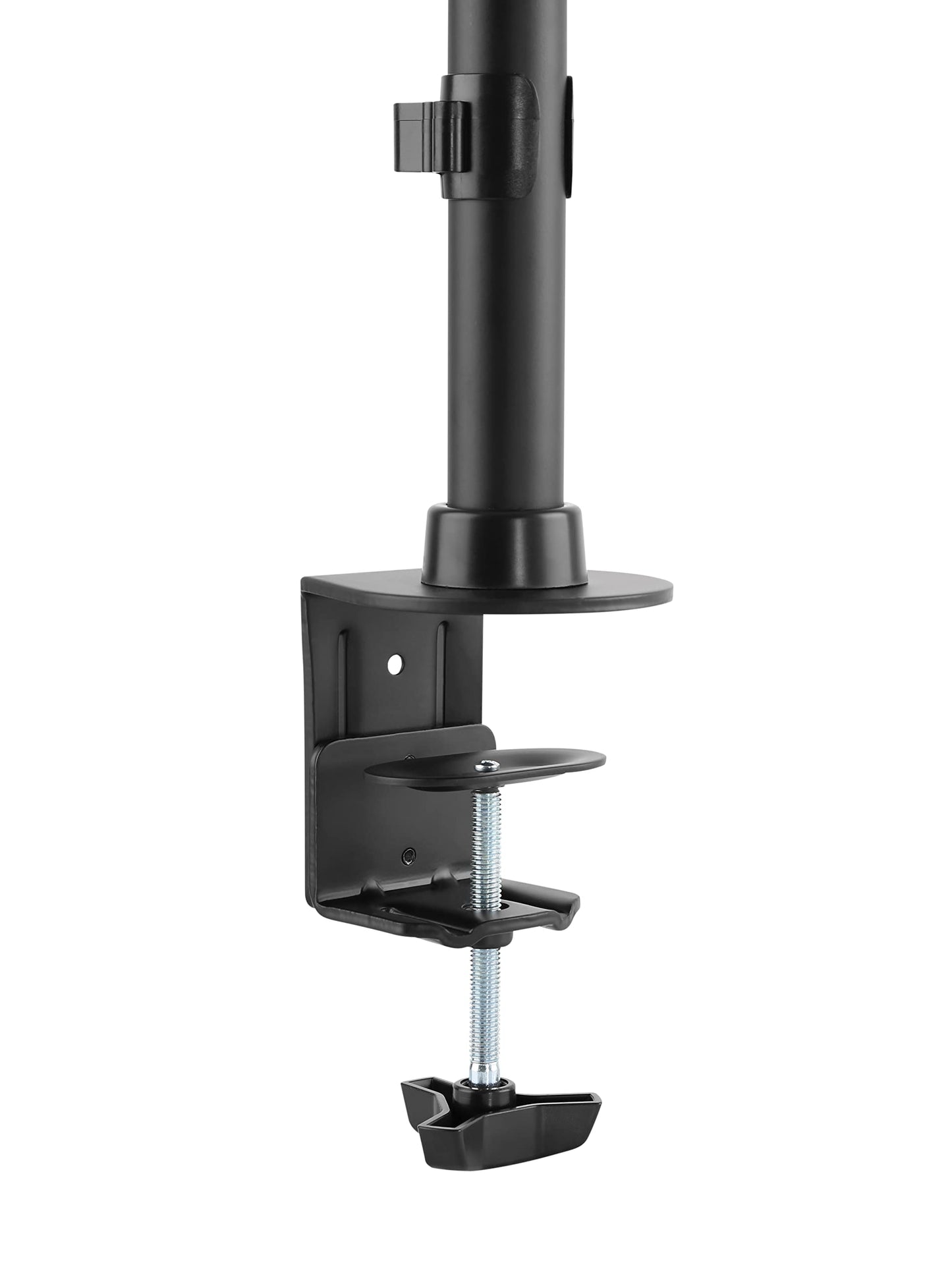 JIN OFFICE Triple Monitor Stand With 13-27 Inch Monitor Support| Height Adjustable Three Monitor Arm| Fully Adjustable 3 Monitor Stand (Clamp And Grommet Installation), LCD