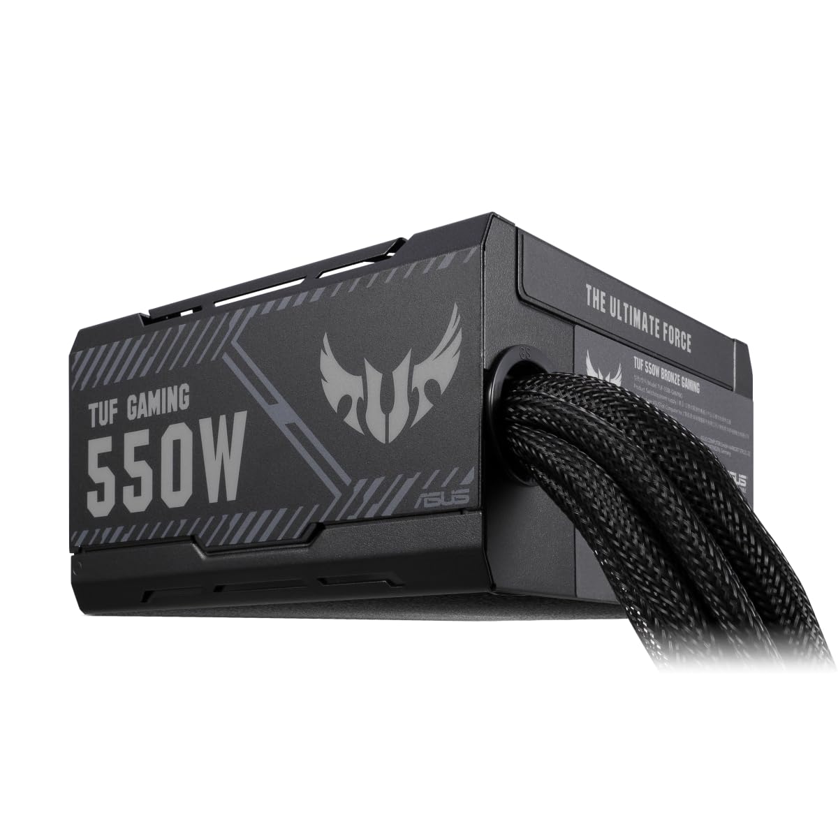 ASUS TUF Gaming 550W Bronze PSU, Power Supply(Axial-tech Fan Design, Dual Ball Fan Bearings, 0dB Technology, 80 Plus Bronze Certification, 80cm 8-pin CPU Connector, 6-Year Warranty) (90YE00D2-B0NA00)