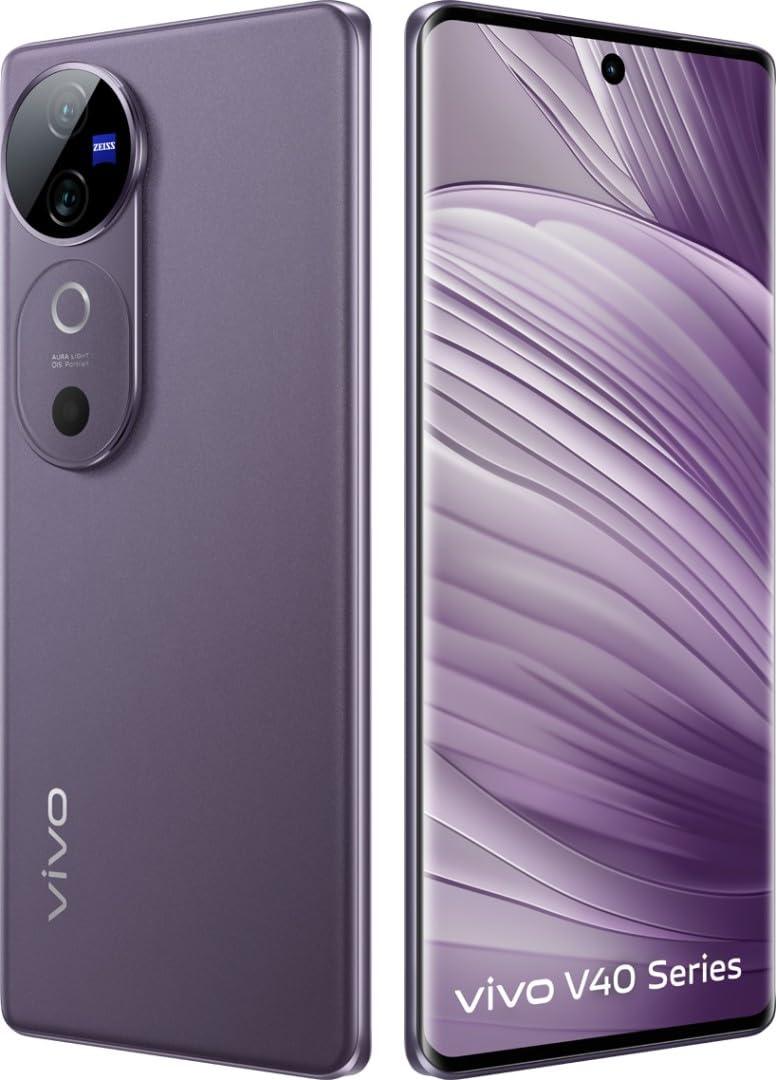 Vivo V40 5G Smartphone (Lotus Purple, 8GB RAM, 256GB Storage) Refurbished
