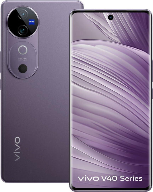 Vivo V40 5G Smartphone (Lotus Purple, 8GB RAM, 256GB Storage) Refurbished