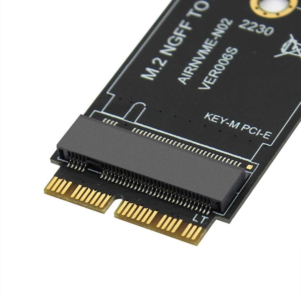 M.2 NVME SSD Convert USB Type c Auxiliary Adapter Card for Upgrade MacBook Air (2013-2017) by Newgadgets