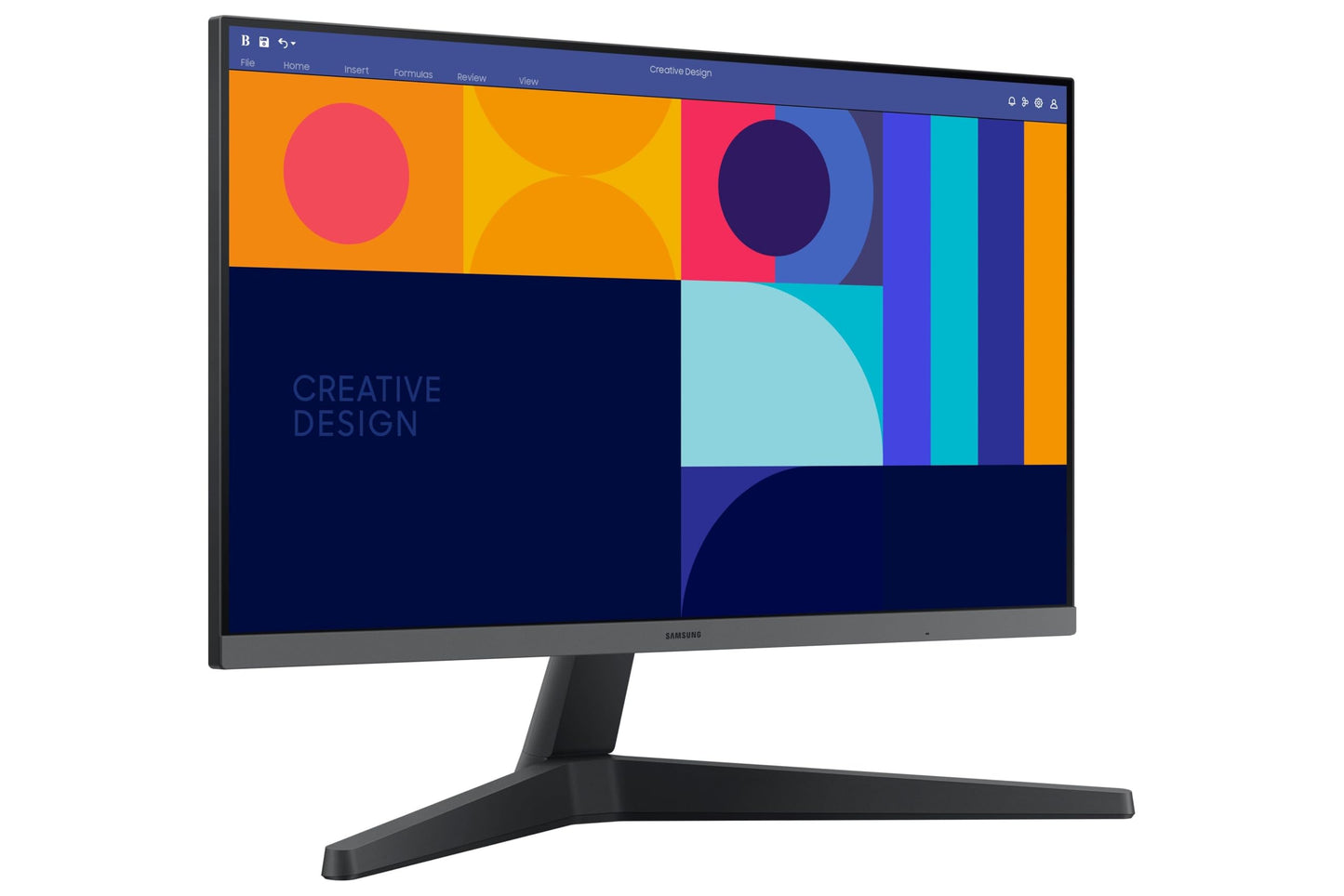 Samsung 24-inch (60.46cm) FHD, IPS Display, 100 Hz, 1920 x 1080 Flat Monitor, Bezel Less Design, AMD FreeSync, Flicker Free, HDMI, Display Port (LS24C330GAWXXL, Black)