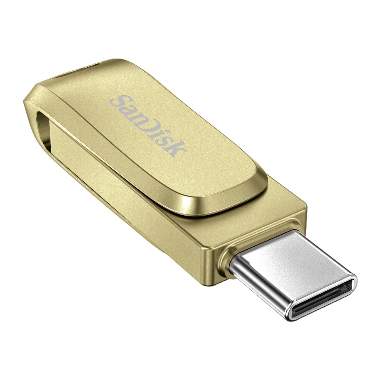 SanDisk Ultra Dual Drive Luxe Type-C 256GB, OTG, Upto 400MB/s, Pendrive, Gold, 5Y Warranty (SDDDC4-256G-I35GD)