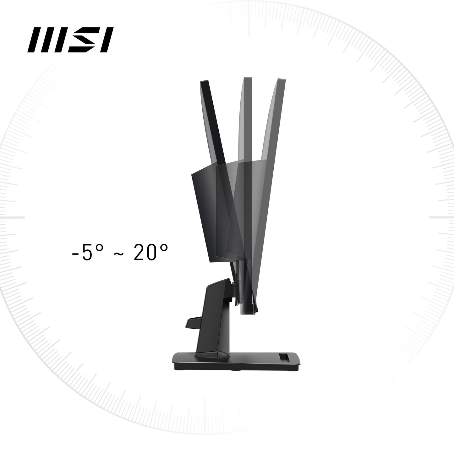 MSI PRO MP275Q 27 Inch 2K WQHD Office Monitor - 2560 x 1440 IPS Panel, 100 Hz, Eye-Friendly Screen, Built-in Speakers, Tilt-Adjustable - HDMI 2.0b, DP (1.2a)