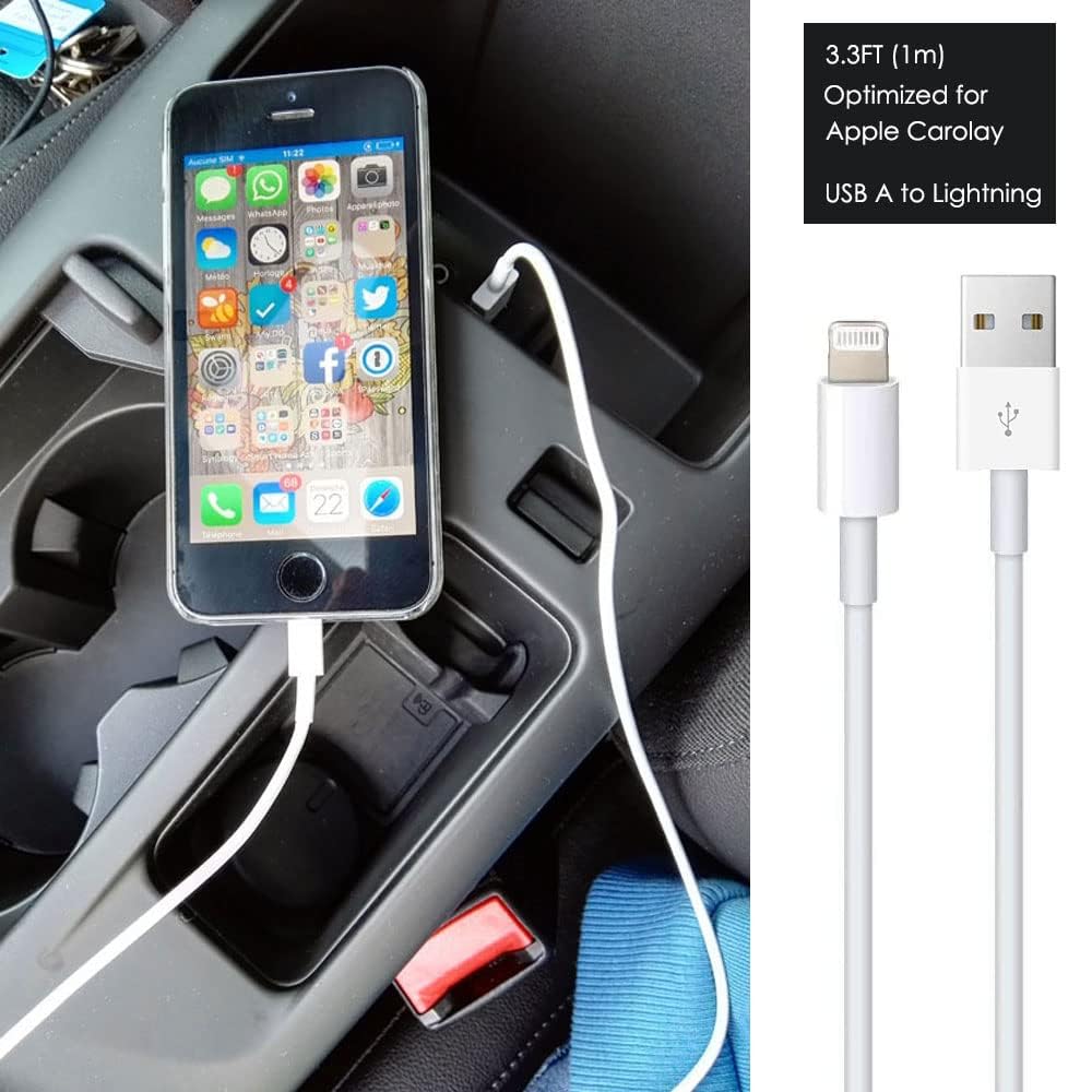 Basesailor iPhone Fast Charging Cable [Apple MFi Certified] Lightning to USB Cable iPhone Charger Cord Compatible with iPhone 14 13 12 11 Pro Max XR XS X 8 7 6 Plus SE iPad [Pack Of 1]