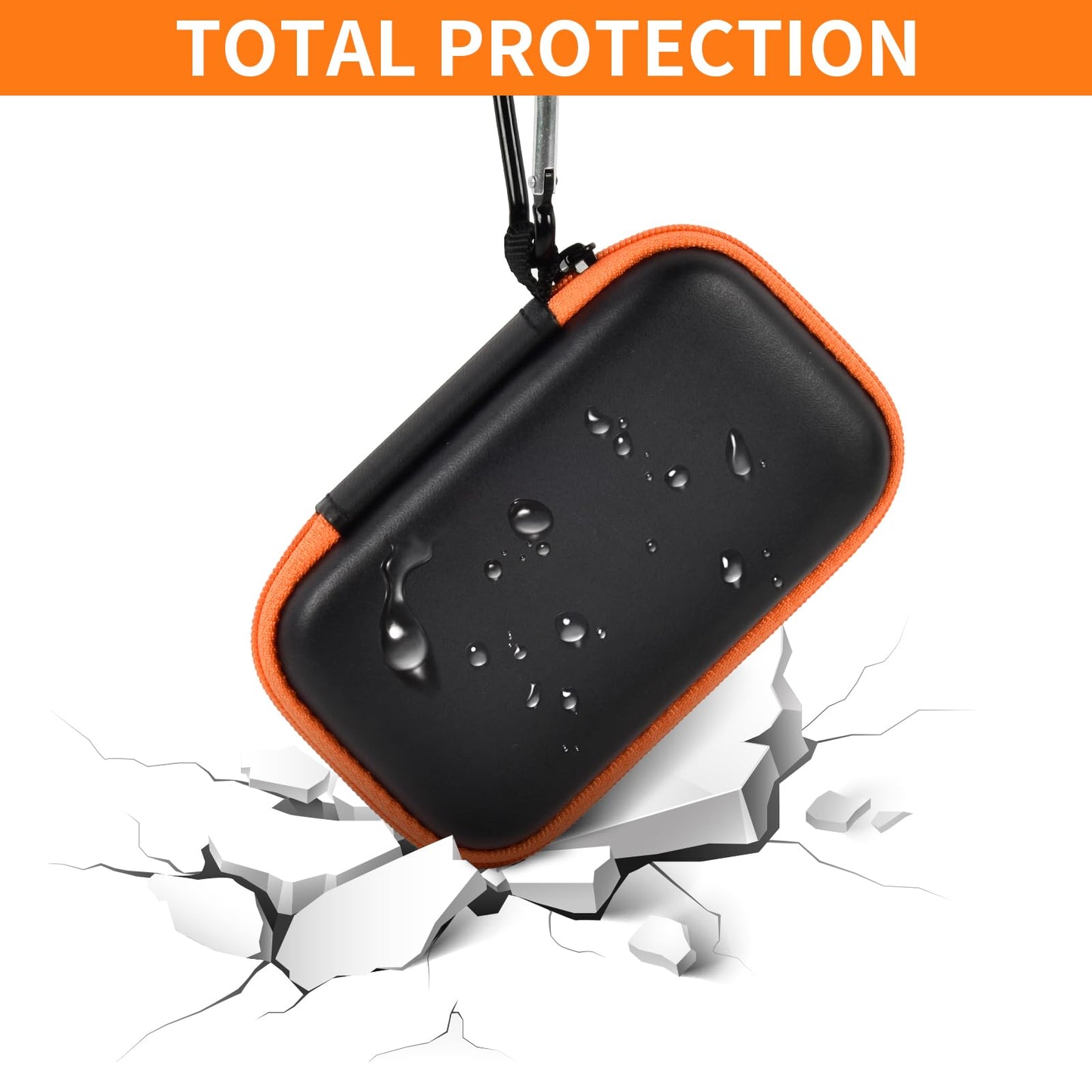 Case Compatible with SanDisk 1TB 2TB 4TB 500GB//for PRO Extreme Portable SSD External Solid State Hard Drive, Memory Card SD SDXC SDHC Card Storage Holder Organizer (Box Only) (Box Only)
