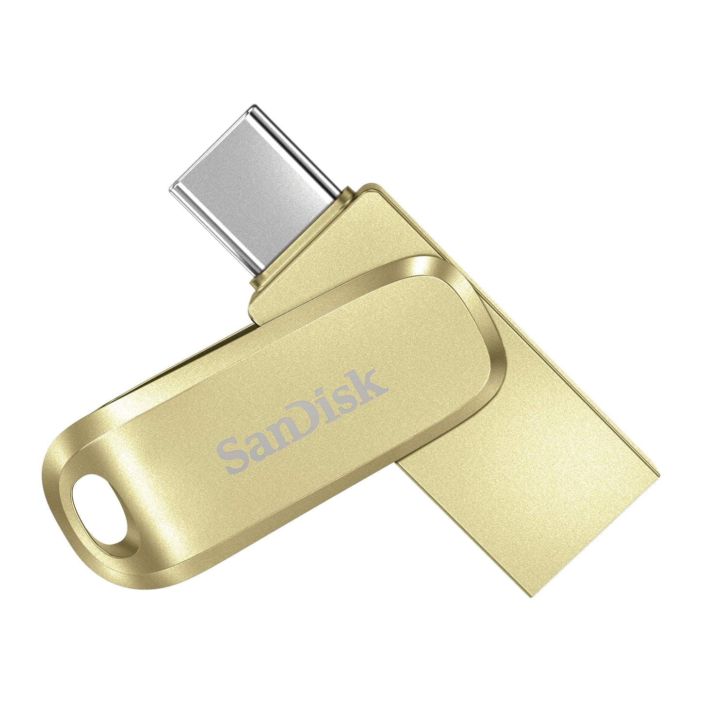 SanDisk Ultra Dual Drive Luxe Type-C 256GB, OTG, Upto 400MB/s, Pendrive, Gold, 5Y Warranty (SDDDC4-256G-I35GD)
