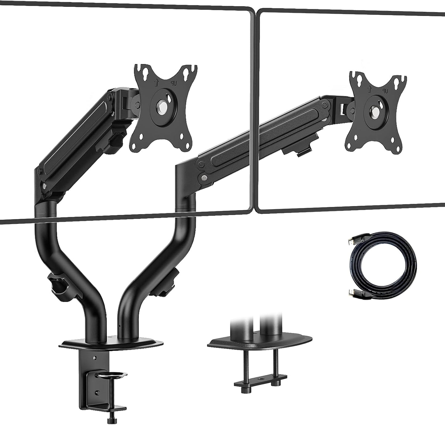 Lions Head Monitor Stand with Laptop Tray Long Pole Stand, Mount Monitor with Adjustable Laptop Tray - Ergonomic Design Weight Support 9 kg Stand (Normal)