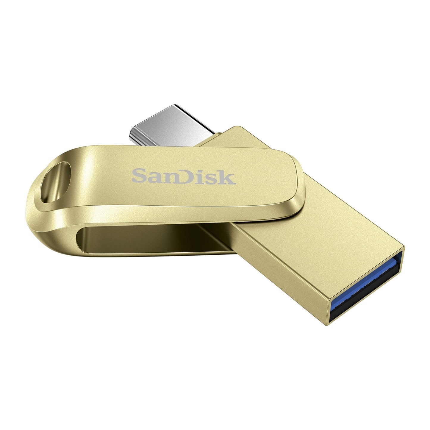 SanDisk Ultra Dual Drive Luxe Type-C 256GB, OTG, Upto 400MB/s, Pendrive, Gold, 5Y Warranty (SDDDC4-256G-I35GD)
