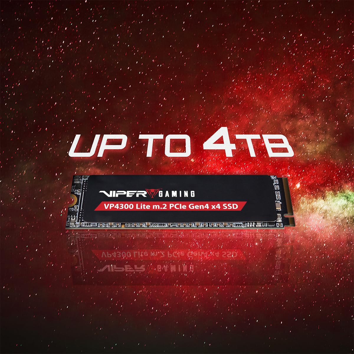 Patriot Memory Viper VP4300 Lite 1TB M.2 PCIe Gen4 x4 SSD, Compatible with PS5 - VP4300L1TBM28H