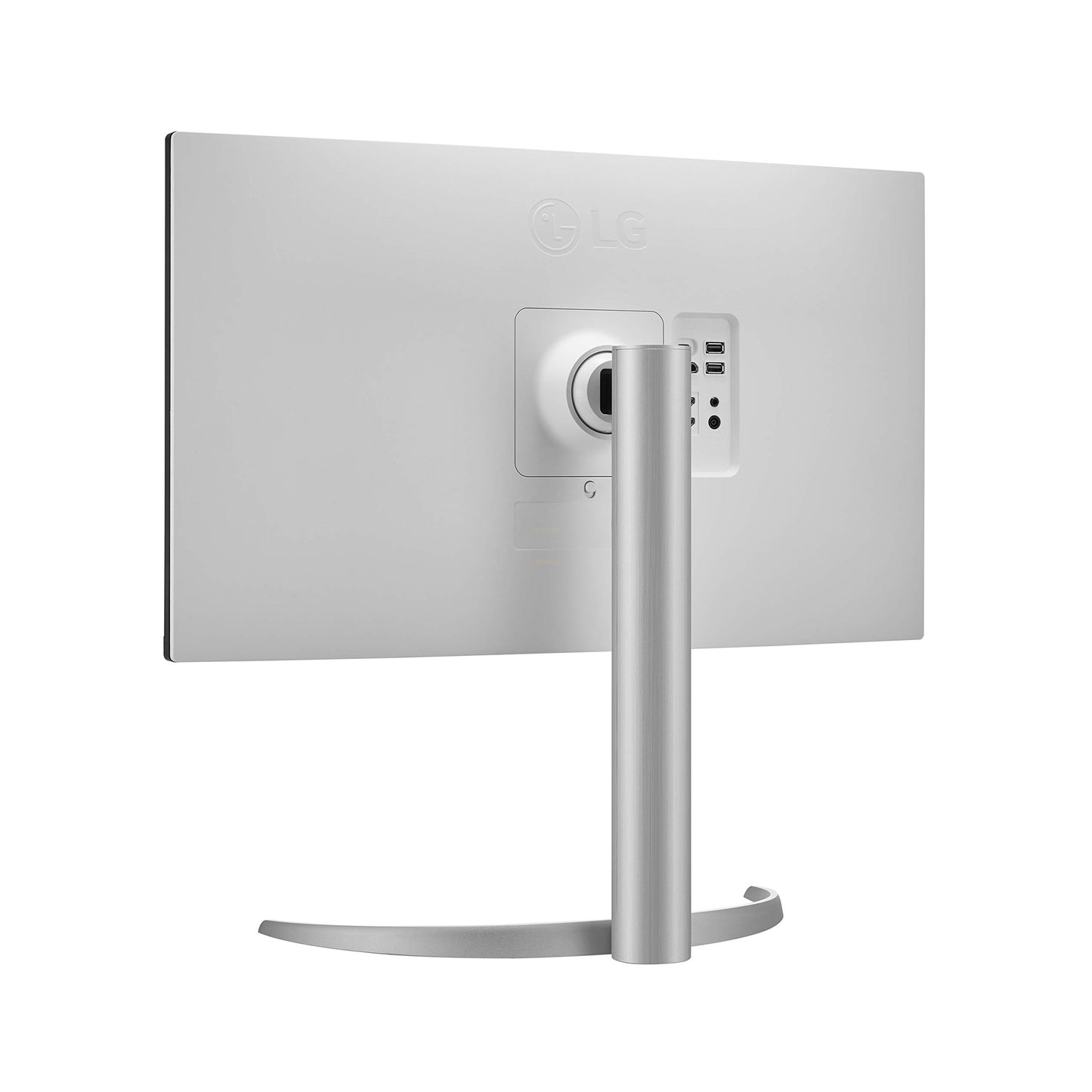 LG 27Up850-W Monitor 27 Inch Uhd (3840 X 2160) Ips Display, Vesa Displayhdr 400, Dci-P3 95% Color Gamut, Usb-C,3-Side Virtually Borderless Display, Height/Pivot/Tilt Adjustable Stand - Silver