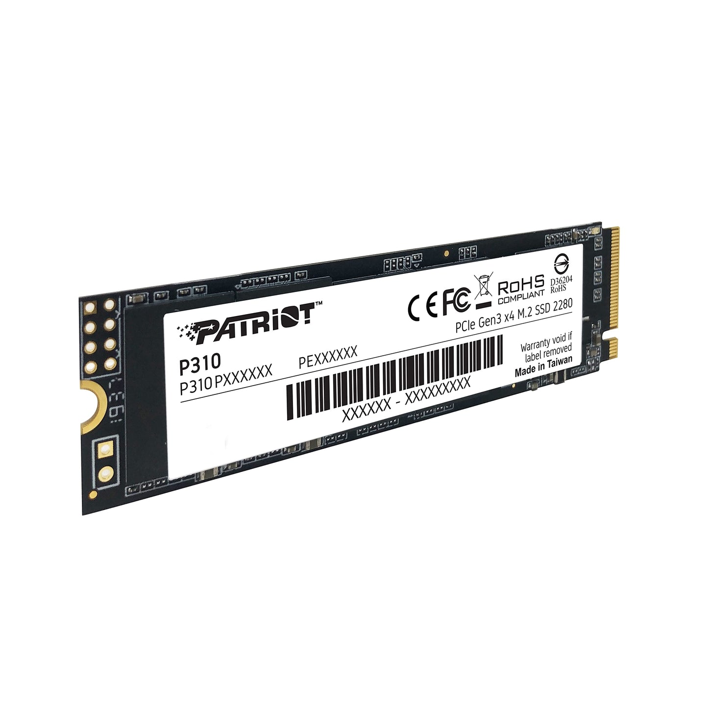 Patriot Memory P310 240GB Internal SSD NVMe PCIe M.2 Gen3 x 4 Low Power Consumption Solid State Drive P310P240GM28